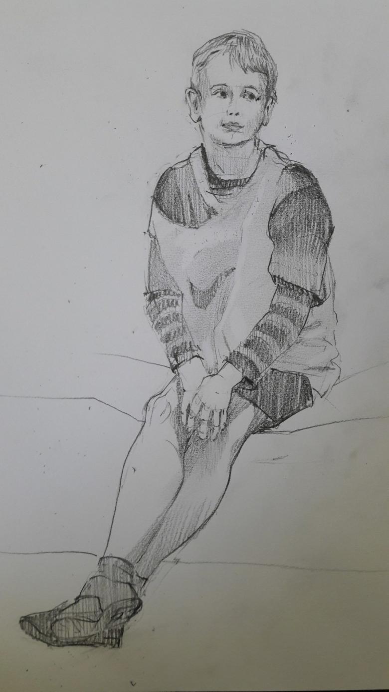 Нарисованный мальчик 