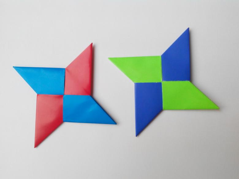 оригами сюрикен