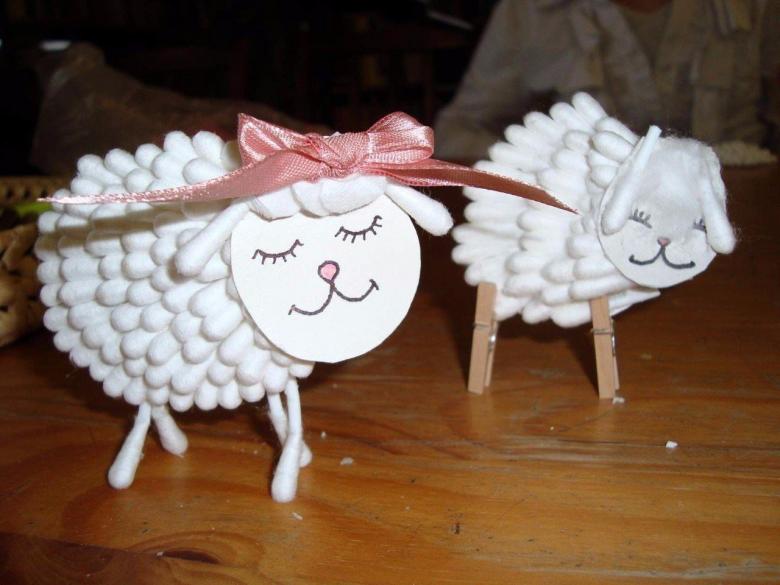 Поделки из ватных палочек своими руками