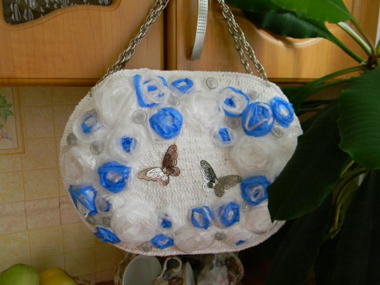 Поделки из полиэтиленовых пакетов