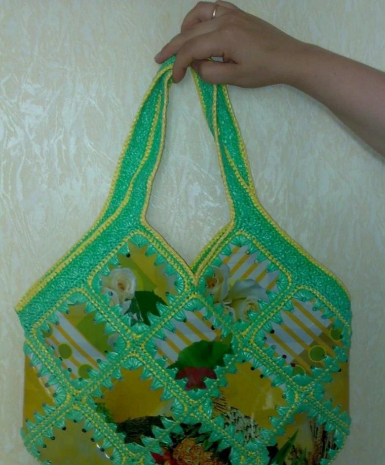 Поделки из полиэтиленовых пакетов