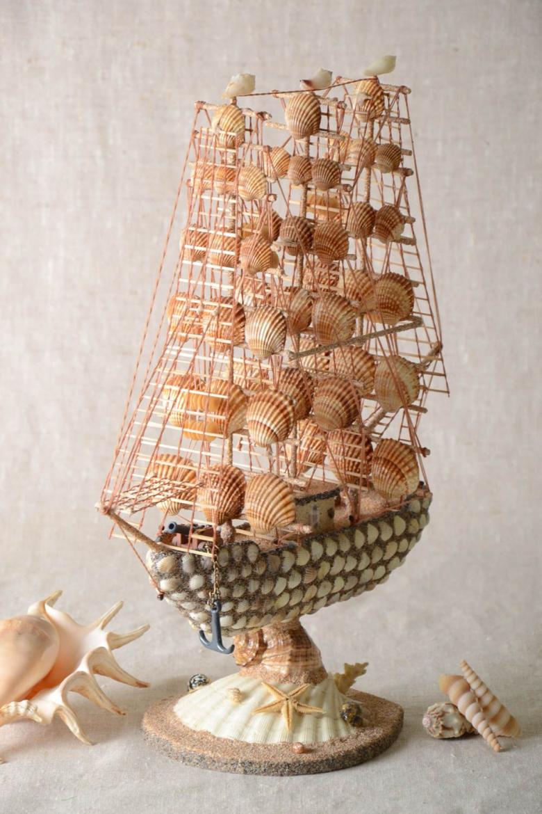 Поделки из ракушек