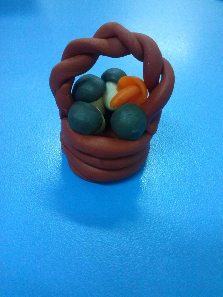 Поделки из легкого пластилина 