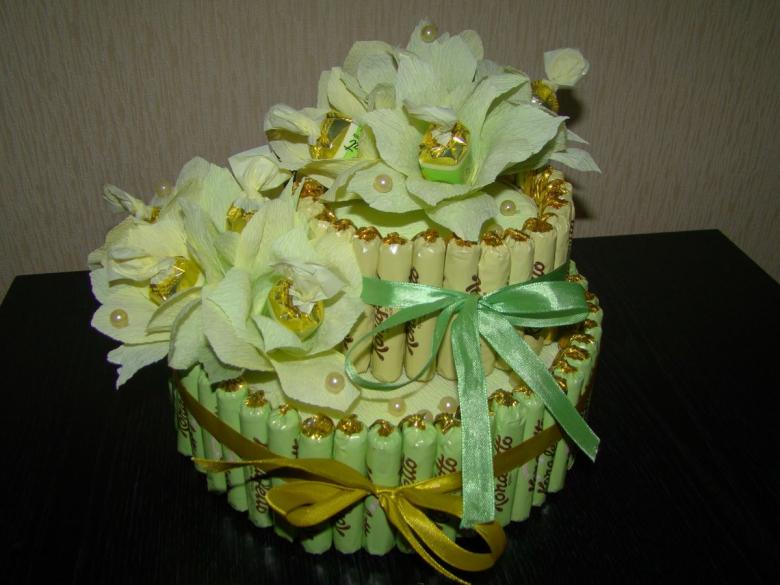 Поделка из конфет