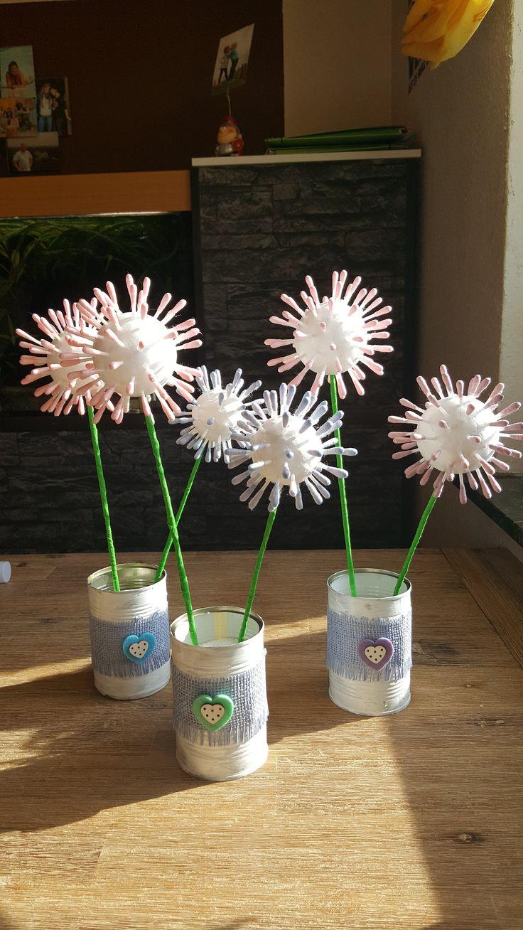 Поделки из ватных палочек своими руками