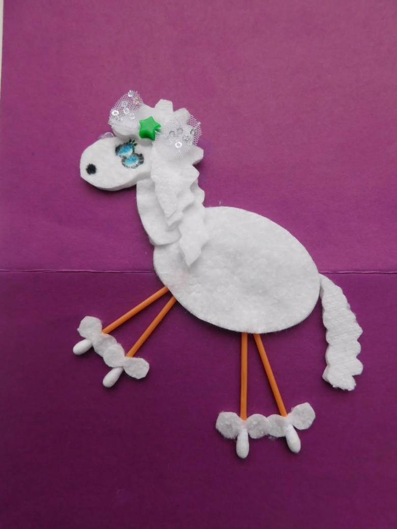 Поделки из ватных палочек своими руками