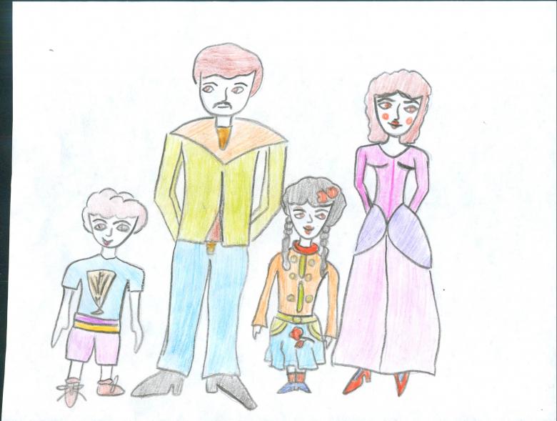 Рисунок молодого человека