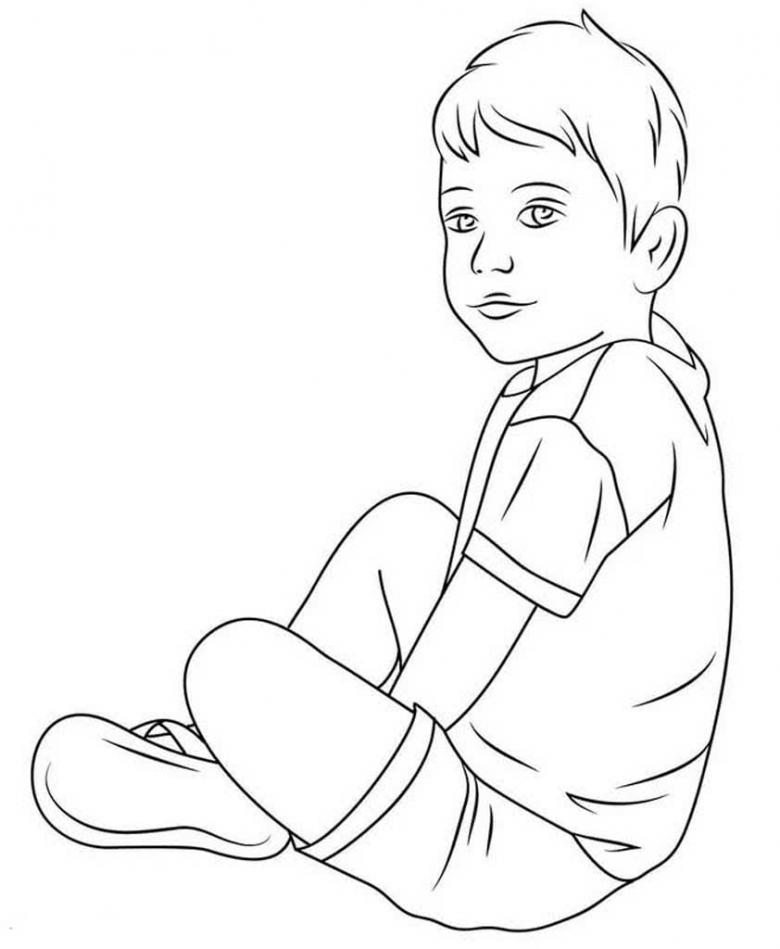 Нарисованный мальчик 