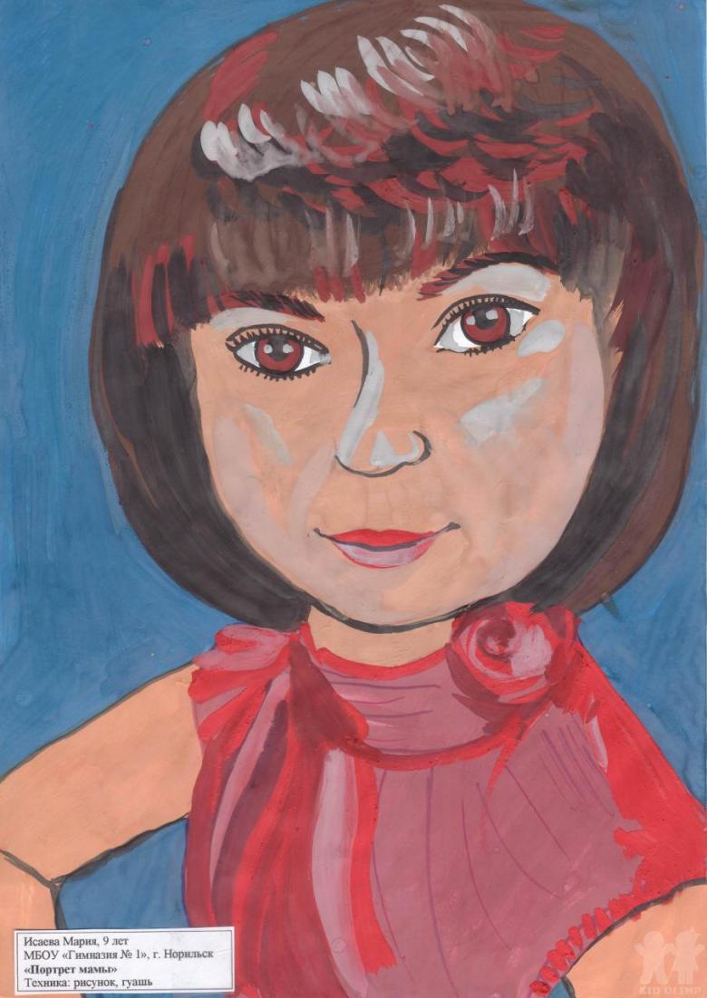 Нарисованная женщина 