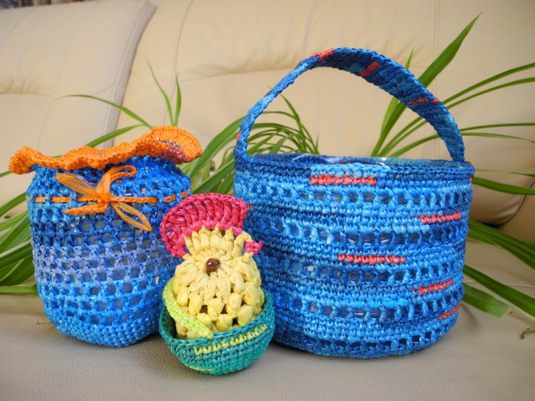 Поделки из полиэтиленовых пакетов