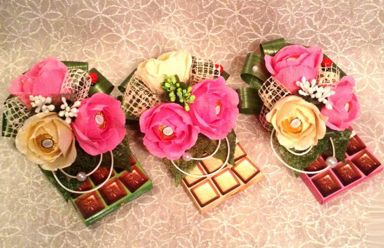 Поделка из конфет